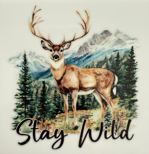 Stay wild cup decal