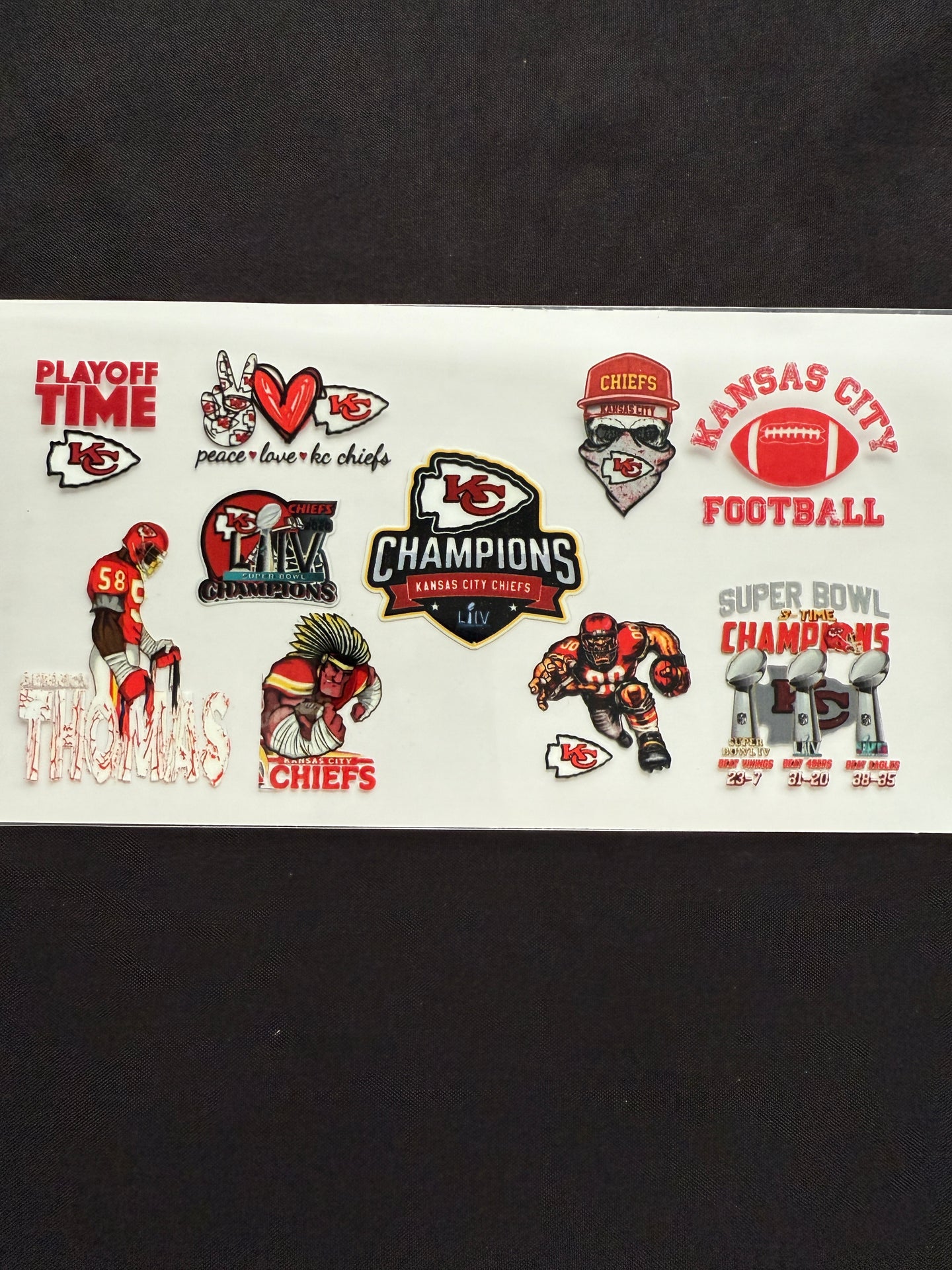 KS City Chiefs cup wrap